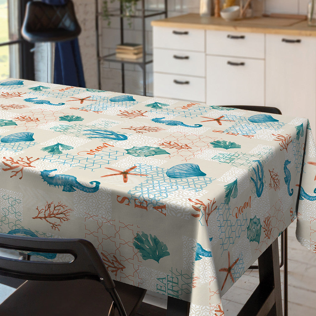 Miljöbild av En undervattensvärld - Vaxduk med allt gott från havet