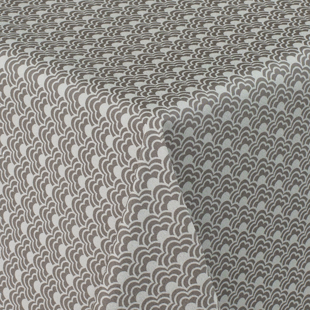 Velvet Sky Grå - Vaxduk med snyggt grafiskt mönster