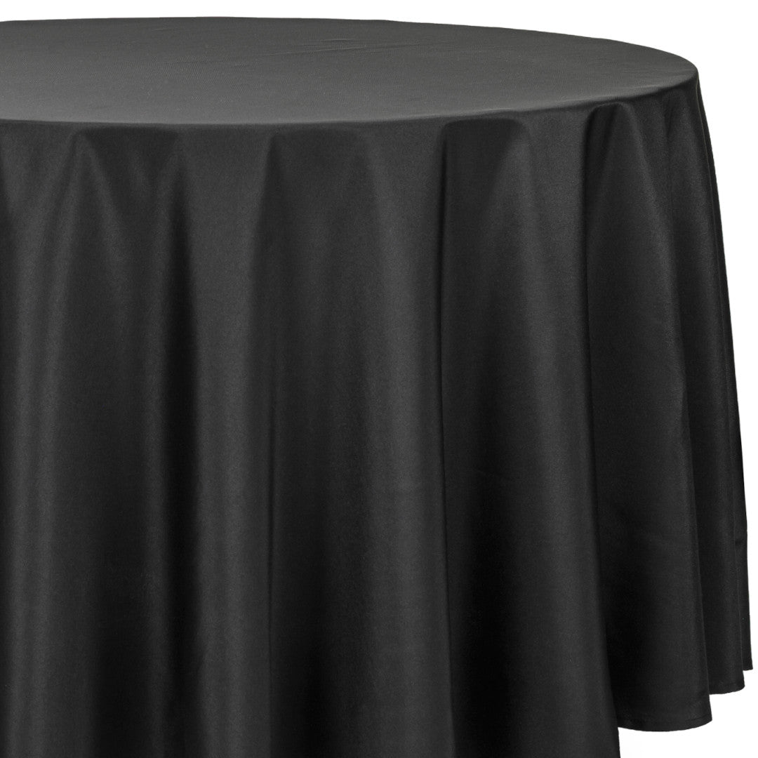 Vento – Enfärgad rund tygduk Ø230 cm, Svart
