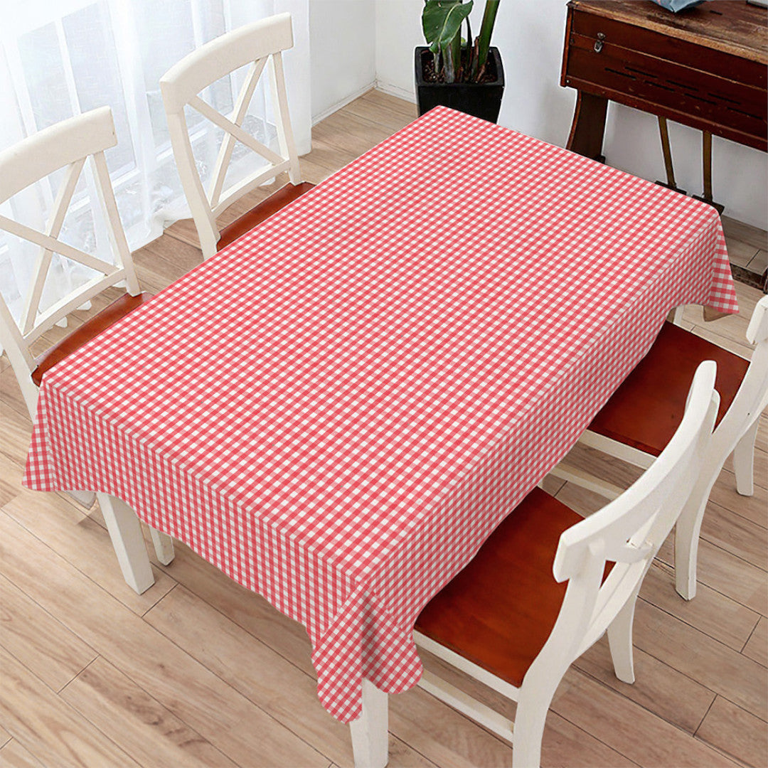 Vichy Petite Röd - Vaxduk med små rutor, 1 x 1 cm