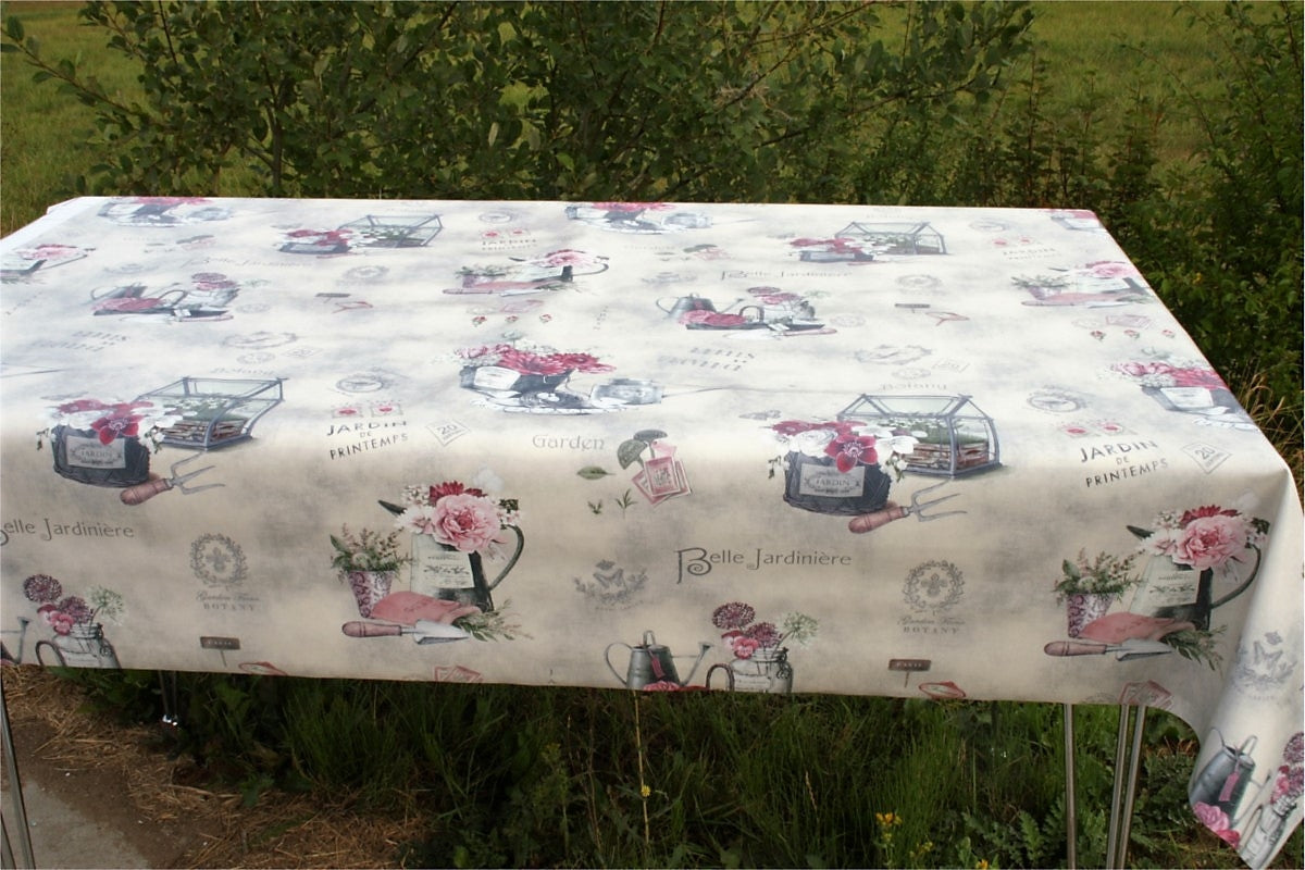 På bordet Belle Jardinière vaxduk – den vackra trädgården