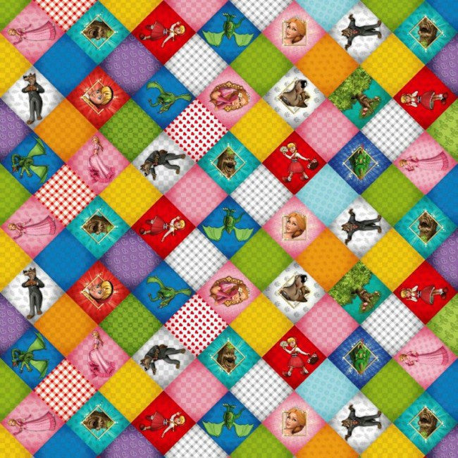 Sagor, vaxduk med sagomotiv