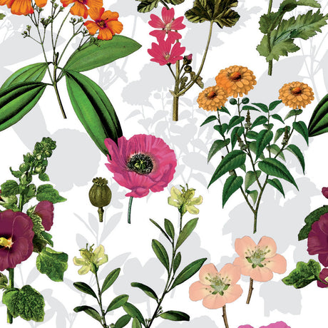 Bouquet - Vaxduk med en bukett av vilda blommor