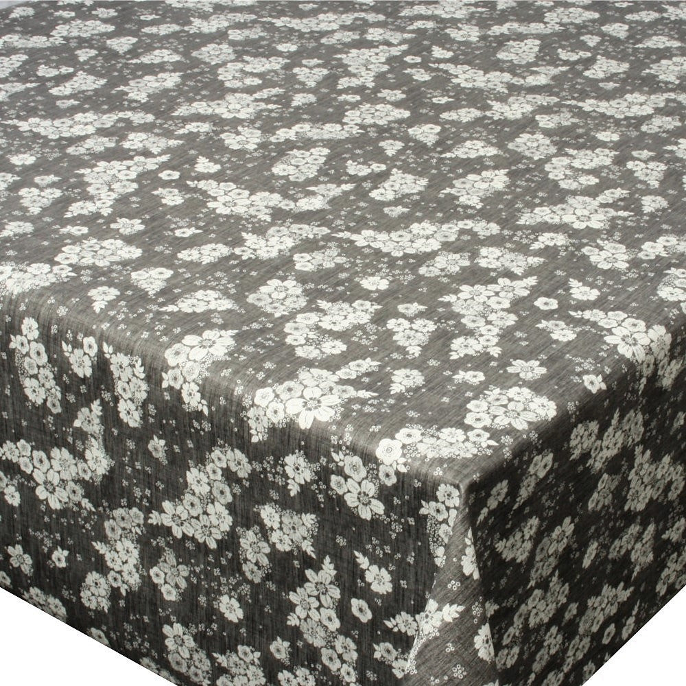 Vaxduk - Brudslöja Antracit/vit