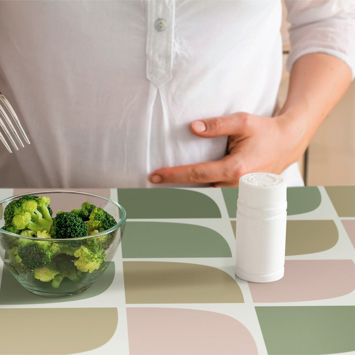 Dotty, retro vaxduk med speciella former miljöbild