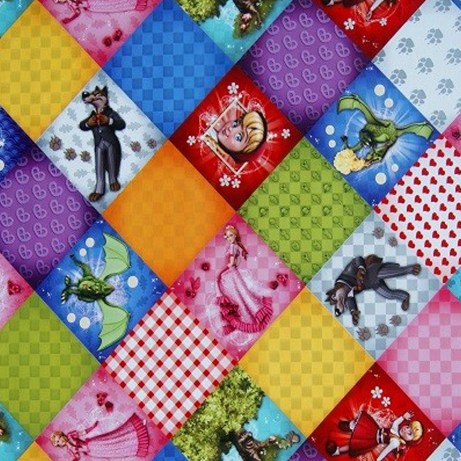 Sagor, vaxduk med sagomotiv