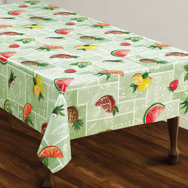 På bordet Fresh Fruit - Vaxduk med frisk frukt