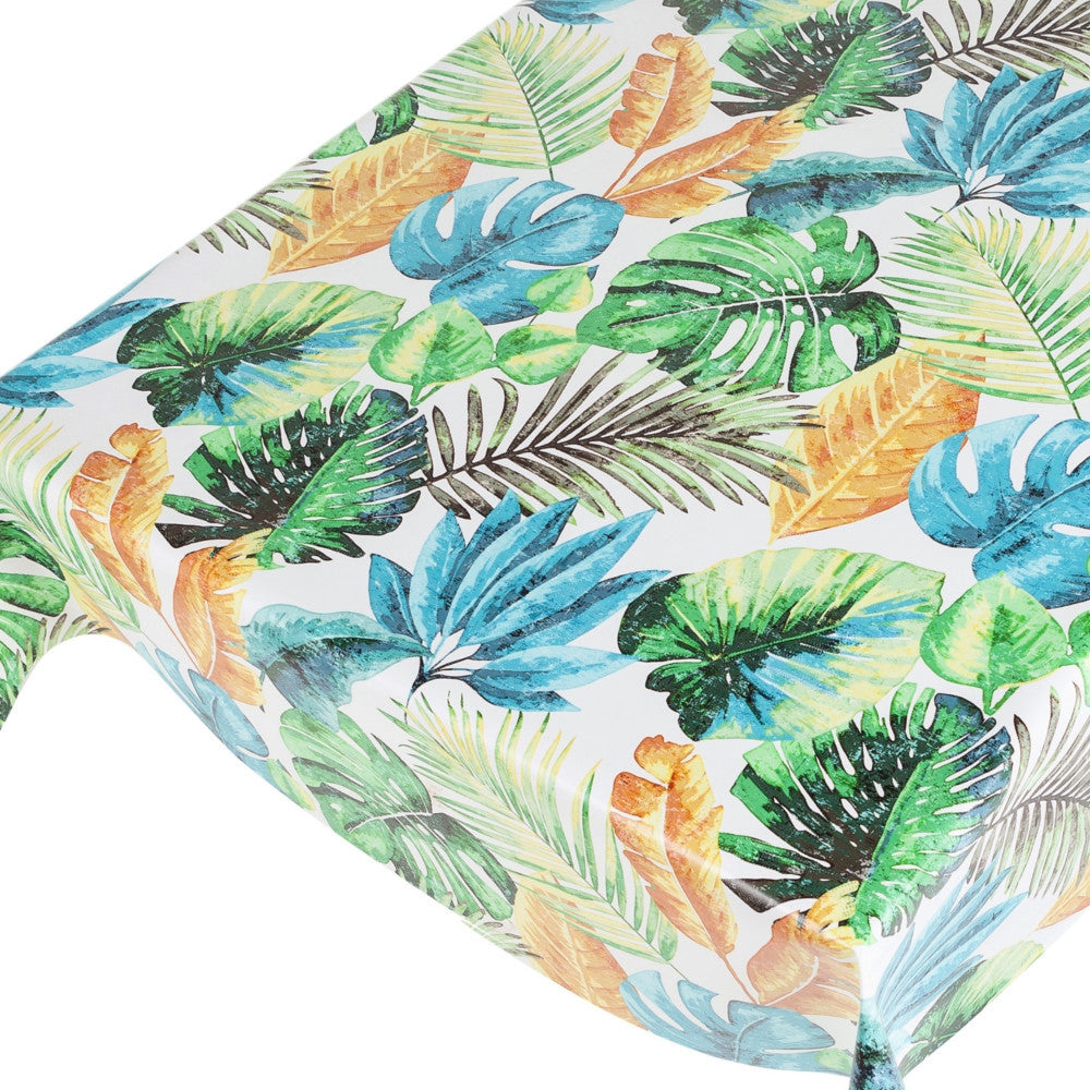 Giungla, vaxduk med blad från regnskogen