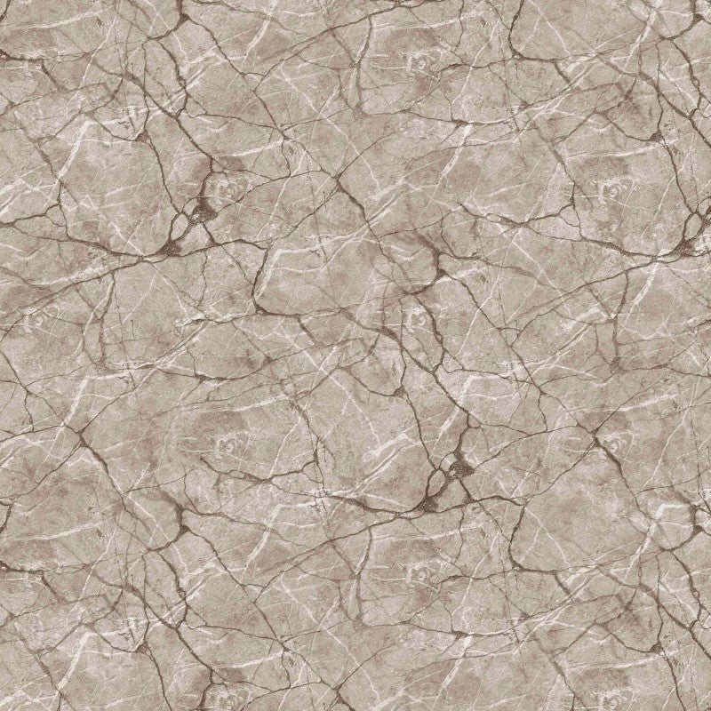 Vaxduk med marmorlook - Beige