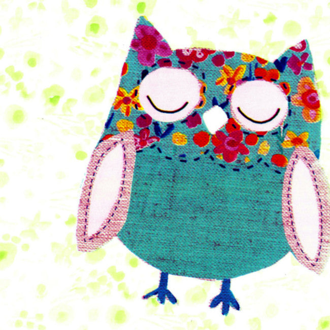 Owls Vintage, vaxduk med ugglor