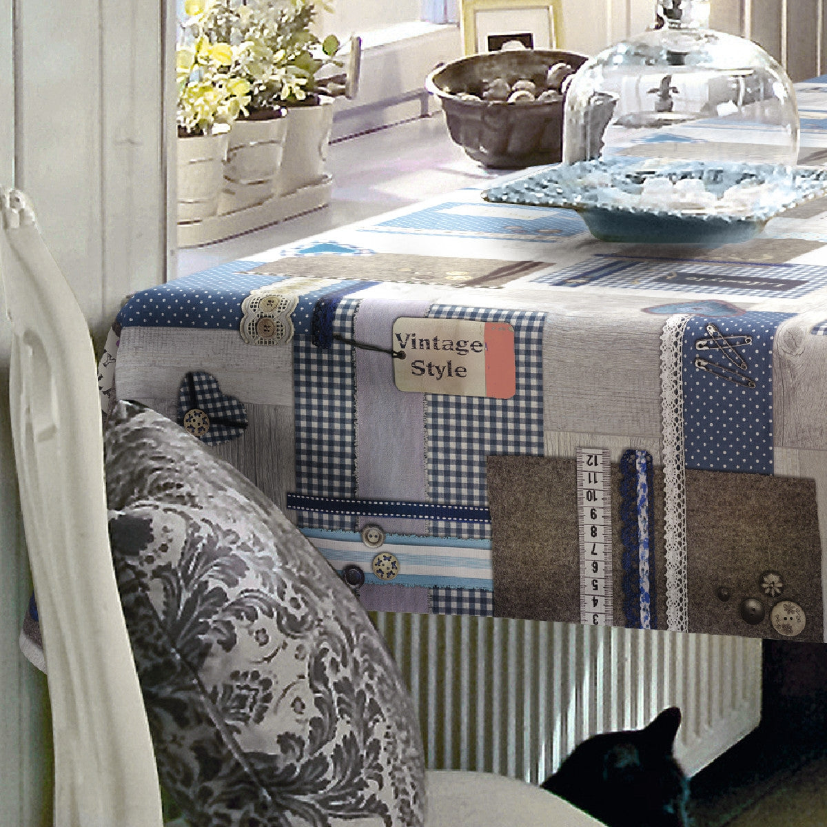 PÅ bordet vaxduk godkänd för kontakt med livsmedel