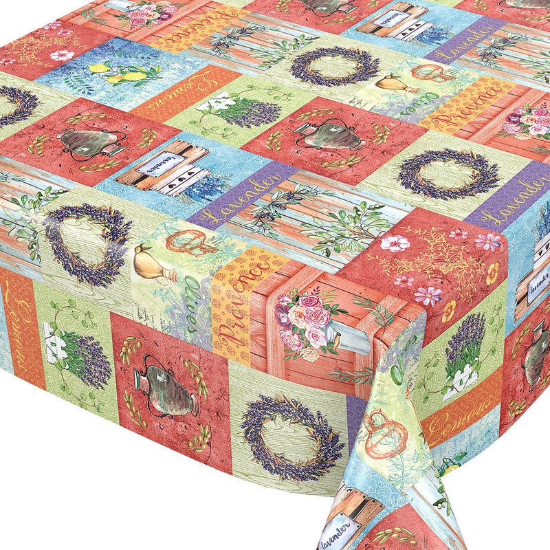 Pa bordet Provence i färger, vaxduk i flott fransk stil