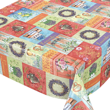 Pa bordet Provence i färger, vaxduk i flott fransk stil