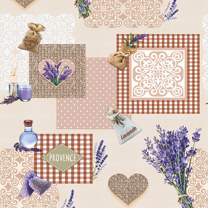 Provence Rustique - Vaxduk med lavendelmotiv