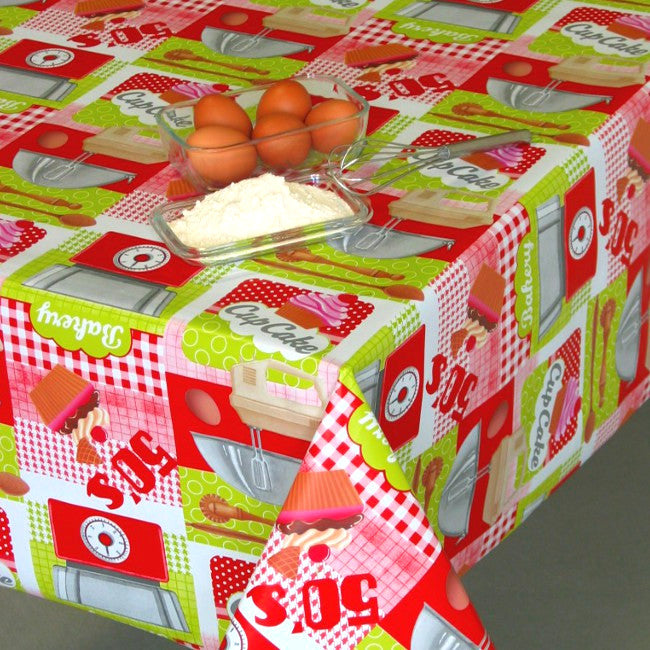 Retro vaxduk - 50´s Cup Cake