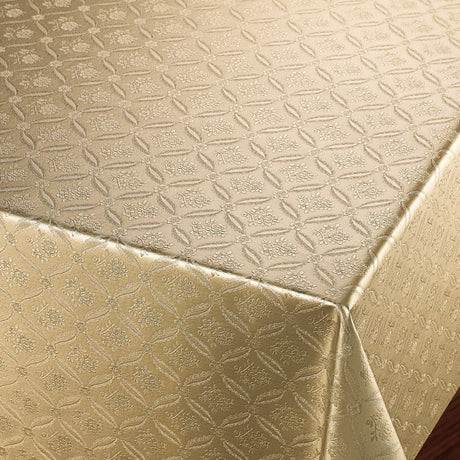 Rose Tapestry Gyllen - damast präglad vaxduk