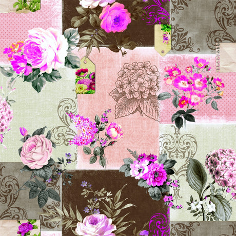 Roselyn Rosa, vaxduk med vackra rosor