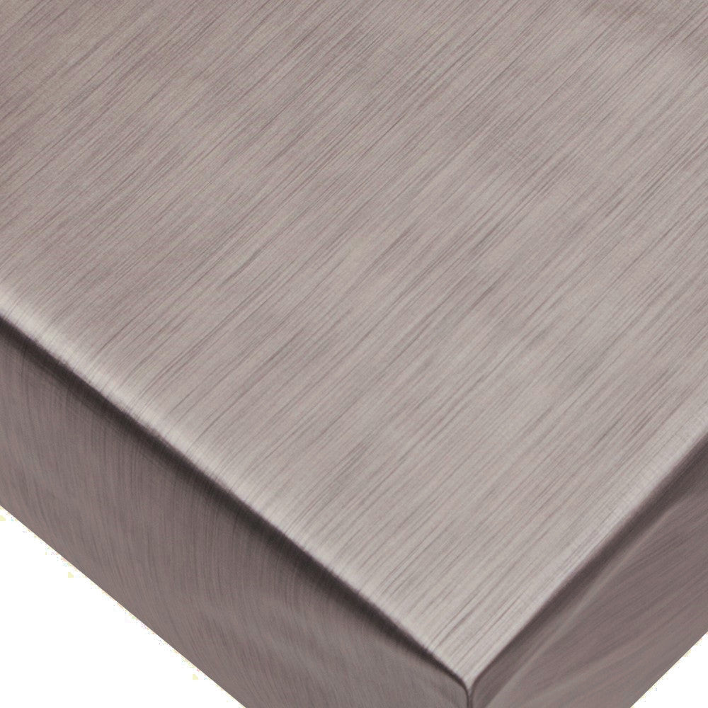 Metallic Tin - enfärgad vaxduk i metallic look