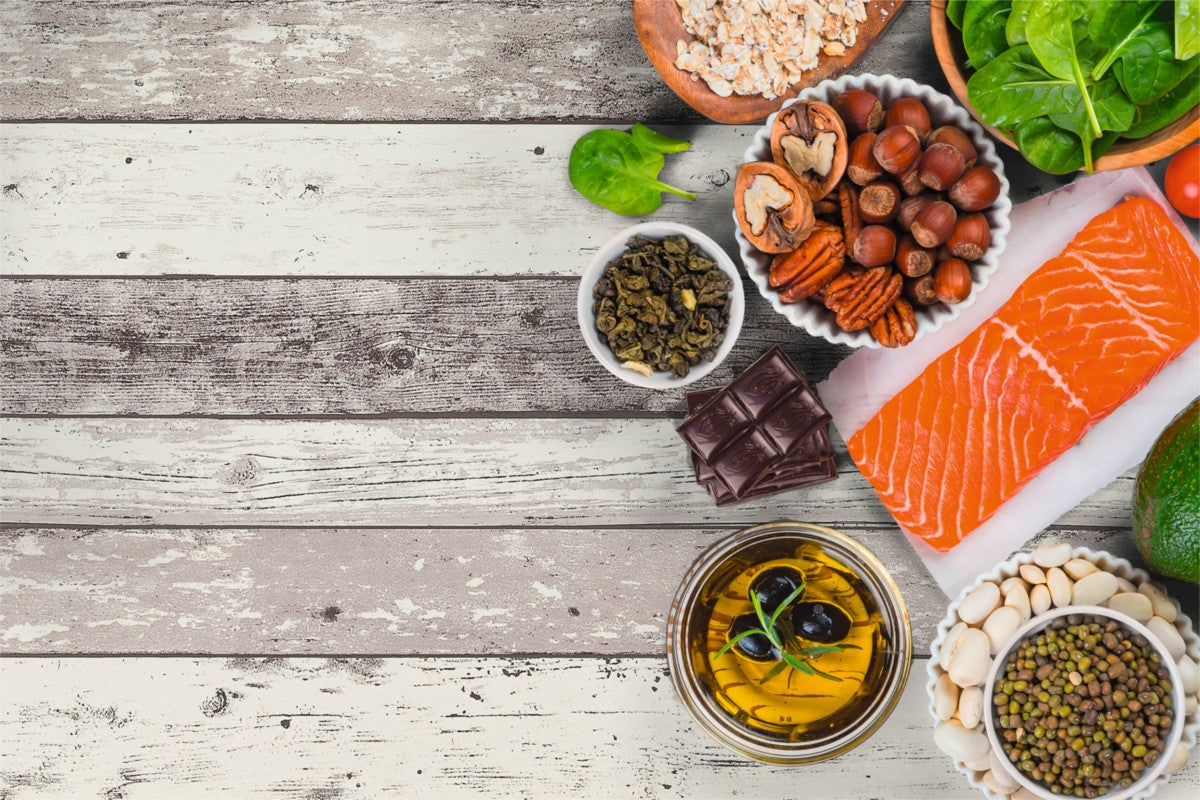 Yvonne Natur, vaxduk med trä look miljö