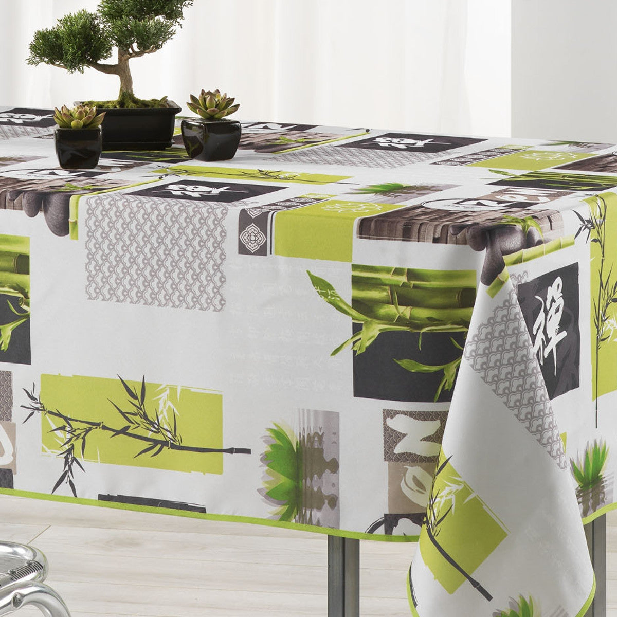 Zanis White, duk med fläckskydd - 150 x 240 cm