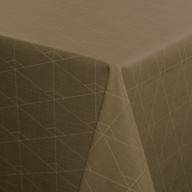 Zion Avenue, textilvaxduk med grafiskt mönster - Brown