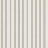 Aria Beige/offwhite - Randig vaxduk i linne-look