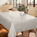 Beat It Earl Grey – Captain Cook vaxduk med grafiskt linjemönster miljö