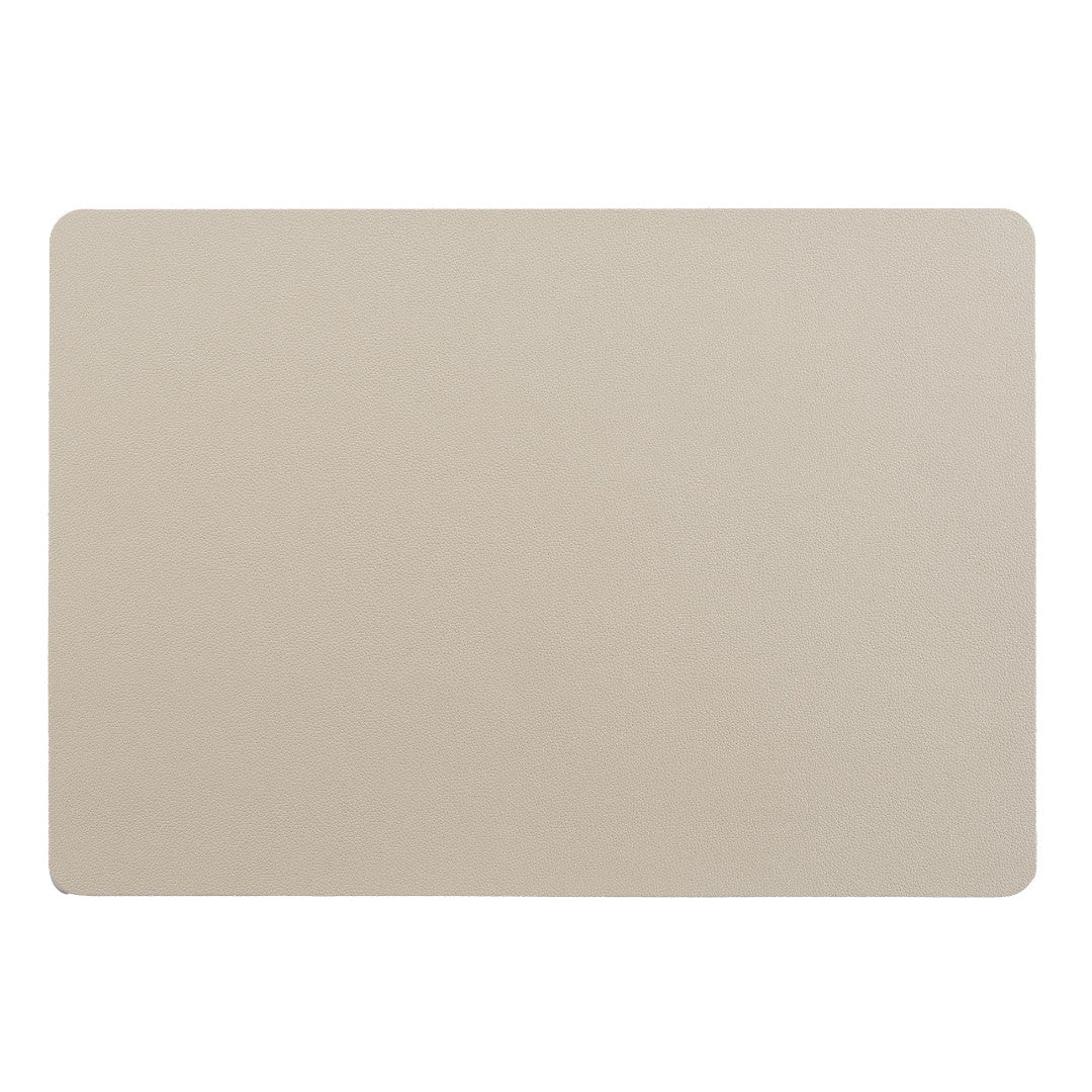 Bergame Cream – Bordstablett i konstläder 30 x 43 cm, vändbar