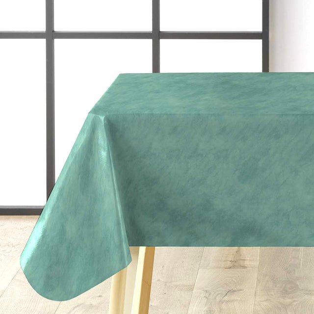 Beton Cire Ocean – Slät vaxduk i grönt och blått, hörn