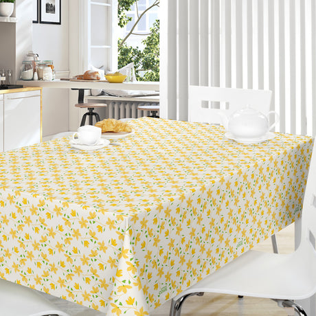 Bloom Bloom Lemonade – 160 cm bred vaxduk med blommor, miljö