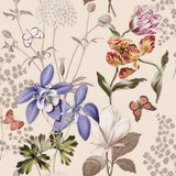 Botanica Blush – Vaxduk med blommor och fjärilar