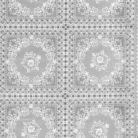 Camille Lace Vit – Klassisk vit spetsvaxduk
