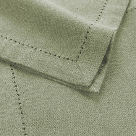 Charline Kaki – Bomullsservetter 40 x 40 cm (3-pack), närbild