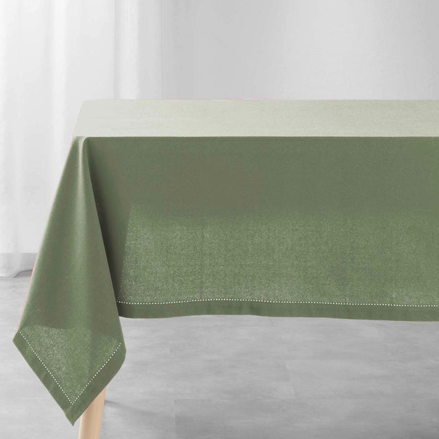 Charline Kaki – Enfärgad bomullsduk 140 x 240 cm