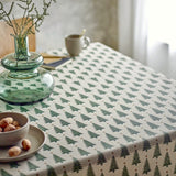 Christmas Trees - Södahl textilvaxduk i 100 % bomull med glidskydd, bord