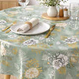 Claudie Sauge Metallic – Vaxduk med guld¬effekt, rund