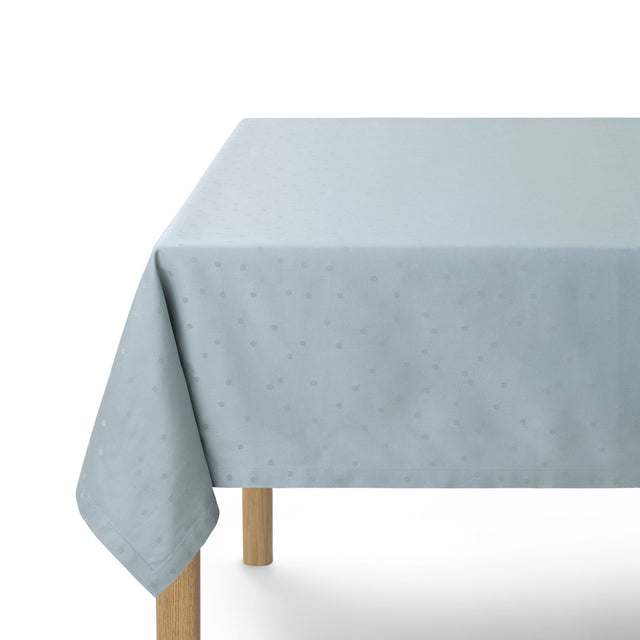 Compliments Damastduk Confetti, Mineral Blue – 150 x 300 cm