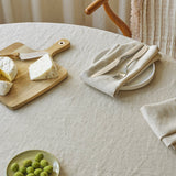 Compliments Linneduk Arles – Rund Ø 180 cm, dukning