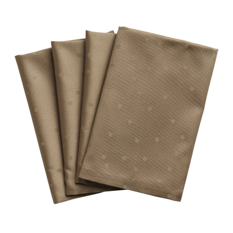 Compliments Confetti tygservetter, Walnut – 45 x 45 cm (4-pack)