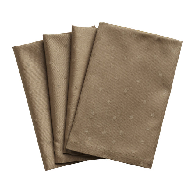 Compliments Confetti tygservetter, Walnut – 45 x 45 cm (4-pack)