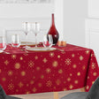 Constellation Röd/Guld - Julduk med metalltryck, 150 x 240 cm, miljöbild 1