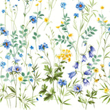 Engblomst Blå – Vaxduk med fina vilda blommor