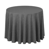 Engholm Tilde Rund Damastduk, grå Ø 250 cm