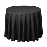 Engholm Tilde Rund Damastduk, svart Ø 250 cm