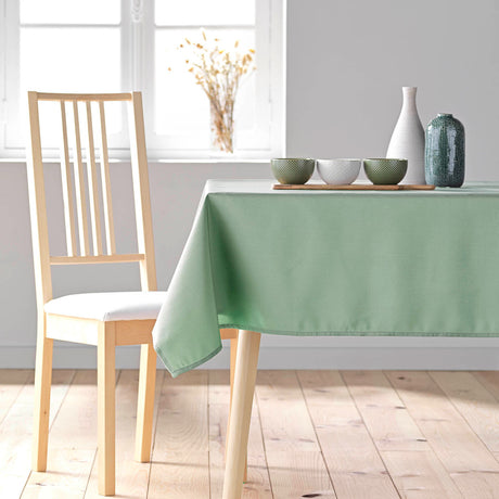 Essentiel Sauge - Enfärgad rektangulär duk 140 x 250 cm, miljöbild