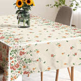 Flora Sand – Präglad vaxduk med blombård, miljö 1