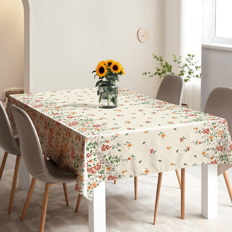 Flora Sand – Präglad vaxduk med blombård, miljö 2