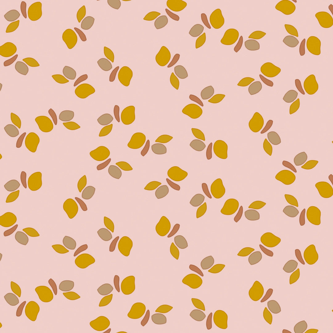 Flower to the People Pink Puff – Lola vaxduk med små blommor, mönster