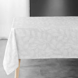 Gipsy – Damastduk med vävt bladmönster – 140 x 240 cm