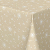 Let it go Wheat – Captain Cook vaxduk med grafiskt naturmönster hörn